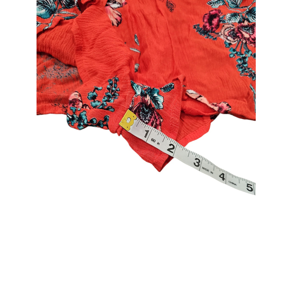 NWOT Band of Gypsies Floral Romper Size L Red - Picture 7 of 12